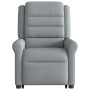 Sillón eléctrico reclinable elevable de tela gris claro de , Sillones - Ref: Foro24-3303334, Precio: 337,35 €, Descuento: %