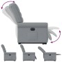 Sillón eléctrico reclinable elevable de tela gris claro de , Sillones - Ref: Foro24-3303334, Precio: 337,35 €, Descuento: %