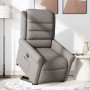 Sillón eléctrico reclinable elevable de tela gris taupe de , Sillones - Ref: Foro24-3303341, Precio: 346,80 €, Descuento: %