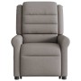 Sillón eléctrico reclinable elevable de tela gris taupe de , Sillones - Ref: Foro24-3303341, Precio: 346,80 €, Descuento: %