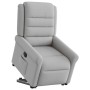 Sillón eléctrico reclinable elevable de tela gris nube de , Sillones - Ref: Foro24-3303343, Precio: 331,73 €, Descuento: %