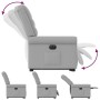 Sillón eléctrico reclinable elevable de tela gris nube de , Sillones - Ref: Foro24-3303343, Precio: 331,73 €, Descuento: %