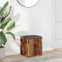 Banco con almacenaje madera ingeniería madera vieja 42x42x45 cm de , Bancos para recibidores y almacenamiento - Ref: Foro24-8...