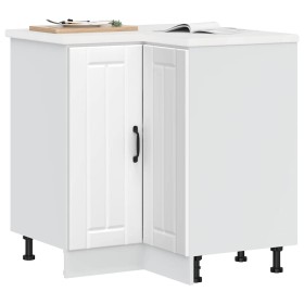Mueble bajo esquinero de cocina Lucca madera ingeniería blanca de , Armarios de cocina - Ref: Foro24-853747, Precio: 113,56 €...