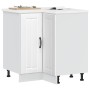 Mueble bajo esquinero de cocina Lucca madera ingeniería blanca de , Armarios de cocina - Ref: Foro24-853747, Precio: 113,56 €...