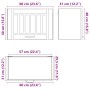 Armario de pared cocina Lucca madera contrachapada gris sonoma de , Armarios de cocina - Ref: Foro24-853843, Precio: 51,74 €,...