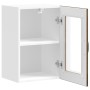 Armario de pared para cocina puerta cristal Lucca roble ahumado de , Armarios de cocina - Ref: Foro24-853772, Precio: 58,96 €...