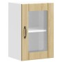Armario pared cocina puerta de cristal Lucca roble sonoma de , Armarios de cocina - Ref: Foro24-853770, Precio: 56,97 €, Desc...