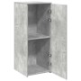 Armario de madera de ingeniería gris hormigón 40x45x103,5 cm de , Taquillas y armarios de almacenamiento - Ref: Foro24-859036...