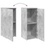 Armario de madera de ingeniería gris hormigón 40x45x103,5 cm de , Taquillas y armarios de almacenamiento - Ref: Foro24-859036...
