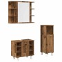 Juego de muebles de baño 3 piezas madera ingeniería envejecida de , Muebles de baño - Ref: Foro24-3328567, Precio: 193,39 €, ...