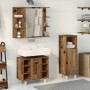 Juego de muebles de baño 3 piezas madera ingeniería envejecida de , Muebles de baño - Ref: Foro24-3328567, Precio: 193,39 €, ...