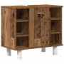 Juego de muebles de baño 3 piezas madera ingeniería envejecida de , Muebles de baño - Ref: Foro24-3328567, Precio: 193,39 €, ...