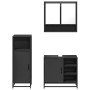 Juego de muebles de baño 3 pzas madera contrachapada negro de , Muebles de baño - Ref: Foro24-3300995, Precio: 225,19 €, Desc...