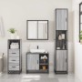 Set de muebles de baño 3 pzas madera contrachapada gris sonoma de , Muebles de baño - Ref: Foro24-3301028, Precio: 248,39 €, ...