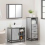 Set de muebles de baño 3 pzas madera contrachapada gris sonoma de , Muebles de baño - Ref: Foro24-3301028, Precio: 248,39 €, ...