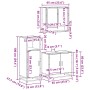 Set de muebles de baño 3 pzas madera contrachapada roble Sonoma de , Muebles de baño - Ref: Foro24-3300976, Precio: 199,14 €,...