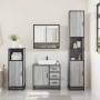 Set de muebles de baño 3 pzas madera contrachapada gris sonoma de , Muebles de baño - Ref: Foro24-3300988, Precio: 248,51 €, ...