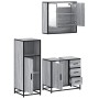 Set de muebles de baño 3 pzas madera contrachapada gris sonoma de , Muebles de baño - Ref: Foro24-3300988, Precio: 248,51 €, ...