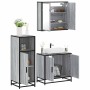 Set de muebles de baño 3 pzas madera contrachapada gris sonoma de , Muebles de baño - Ref: Foro24-3300948, Precio: 216,57 €, ...