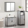 Set de muebles de baño 3 pzas madera contrachapada gris sonoma de , Muebles de baño - Ref: Foro24-3300948, Precio: 216,57 €, ...