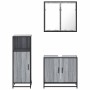 Set de muebles de baño 3 pzas madera contrachapada gris sonoma de , Muebles de baño - Ref: Foro24-3300948, Precio: 216,57 €, ...