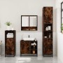 Set de muebles baño 3 pzas madera contrachapada roble ahumado de , Muebles de baño - Ref: Foro24-3300997, Precio: 222,06 €, D...