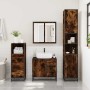 Set de muebles baño 3 pzas madera contrachapada roble ahumado de , Muebles de baño - Ref: Foro24-3301077, Precio: 309,01 €, D...