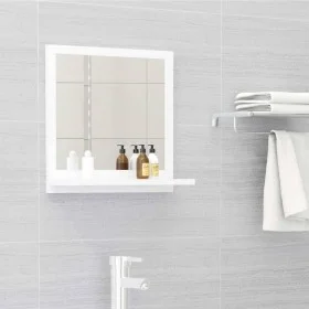 Espejo de baño madera contrachapada blanco 40x10,5x37 cm de vidaXL, Tocadores de baño - Ref: Foro24-804553, Precio: 27,44 €, ...