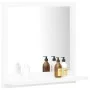 Espejo de baño madera contrachapada blanco 40x10,5x37 cm de vidaXL, Tocadores de baño - Ref: Foro24-804553, Precio: 27,44 €, ...