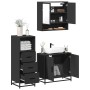 Juego de muebles de baño 3 pzas madera contrachapada negro de , Muebles de baño - Ref: Foro24-3301035, Precio: 231,63 €, Desc...
