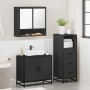 Juego de muebles de baño 3 pzas madera contrachapada negro de , Muebles de baño - Ref: Foro24-3301035, Precio: 231,63 €, Desc...