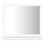 Espejo de baño madera contrachapada blanco 40x10,5x37 cm de vidaXL, Tocadores de baño - Ref: Foro24-804553, Precio: 27,44 €, ...