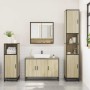 Set de muebles de baño 3 pzas madera contrachapada roble Sonoma de , Muebles de baño - Ref: Foro24-3300981, Precio: 215,00 €,...