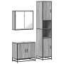 Set de muebles de baño 3 pzas madera contrachapada gris sonoma de , Muebles de baño - Ref: Foro24-3301068, Precio: 289,57 €, ...
