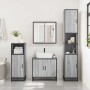 Set de muebles de baño 3 pzas madera contrachapada gris sonoma de , Muebles de baño - Ref: Foro24-3301068, Precio: 289,57 €, ...