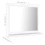Espejo de baño madera contrachapada blanco 40x10,5x37 cm de vidaXL, Tocadores de baño - Ref: Foro24-804553, Precio: 27,44 €, ...