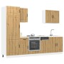 Mueble de cocina Kalmar 7 piezas artesanal roble de , Armarios de cocina - Ref: Foro24-3314770, Precio: 587,23 €, Descuento: %