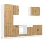 Mueble de cocina Kalmar 7 piezas artesanal roble de , Armarios de cocina - Ref: Foro24-3314770, Precio: 587,23 €, Descuento: %