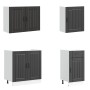 Mueble de cocina Kalmar negra 7 piezas madera contrachapada de , Armarios de cocina - Ref: Foro24-3314772, Precio: 568,00 €, ...