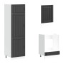 Mueble de cocina Kalmar negra 7 piezas madera contrachapada de , Armarios de cocina - Ref: Foro24-3314772, Precio: 568,00 €, ...