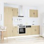Mueble cocina Kalmar roble sonoma 7 pzas madera contrachapada de , Armarios de cocina - Ref: Foro24-3314764, Precio: 555,79 €...