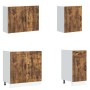 Mueble cocina Kalmar roble ahumado 7 pzas madera contrachapada de , Armarios de cocina - Ref: Foro24-3314766, Precio: 572,50 ...