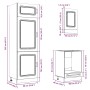 Mueble cocina Kalmar roble ahumado 7 pzas madera contrachapada de , Armarios de cocina - Ref: Foro24-3314766, Precio: 572,50 ...