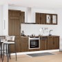 Mueble cocina Kalmar roble marrón 8 pzas madera contrachapada de , Armarios de cocina - Ref: Foro24-3314808, Precio: 618,06 €...