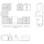 Mueble de cocina Kalmar blanco 8 piezas madera contrachapada de , Armarios de cocina - Ref: Foro24-3314801, Precio: 600,90 €,...