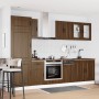 Mueble cocina Kalmar roble marrón 8 pzas madera contrachapada de , Armarios de cocina - Ref: Foro24-3314798, Precio: 629,05 €...