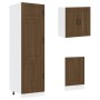 Mueble cocina Kalmar roble marrón 8 pzas madera contrachapada de , Armarios de cocina - Ref: Foro24-3314798, Precio: 629,05 €...