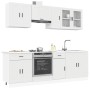 Mueble de cocina Kalmar blanco 8 piezas madera contrachapada de , Armarios de cocina - Ref: Foro24-3314841, Precio: 599,72 €,...