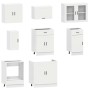 Mueble de cocina Kalmar blanco 8 piezas madera contrachapada de , Armarios de cocina - Ref: Foro24-3314841, Precio: 599,72 €,...